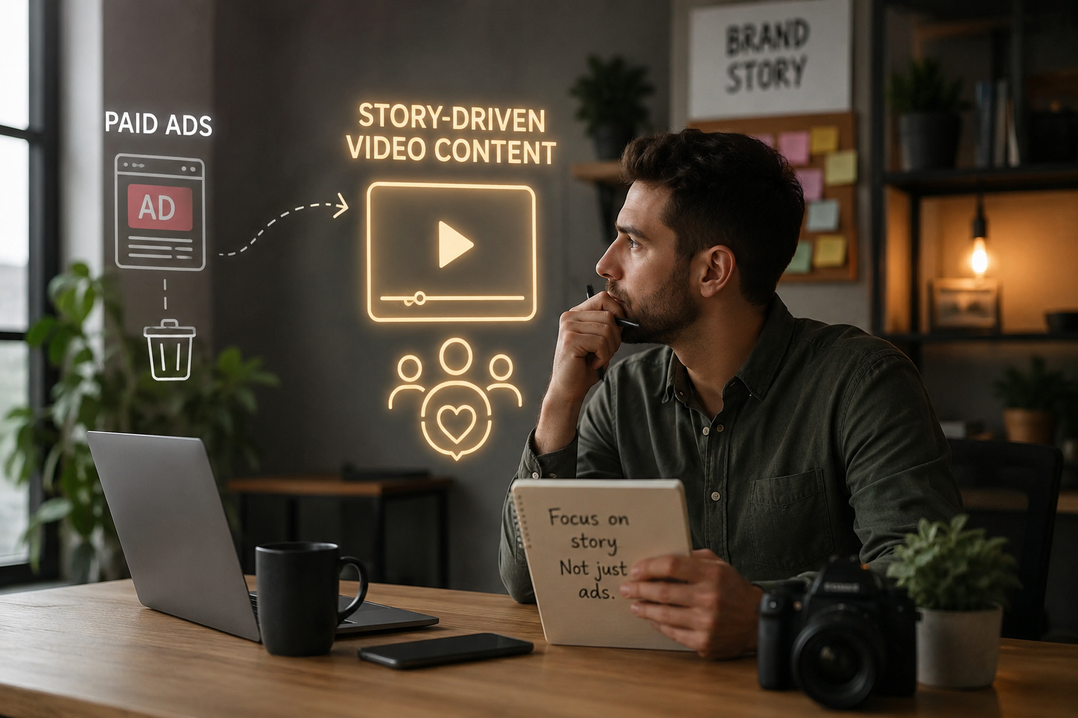 Why Businesses Today Are Shifting Their Budget From Paid Ads to Story-Driven Video Content